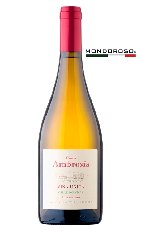 Vinho Finca Ambrosia Branco Seco Argentina Viña Única Chardonnay 750ml