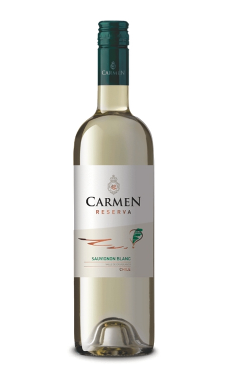 Vinho Viña Carmen Branco Seco Chile Reserva Sauvignon Blanc 750ml