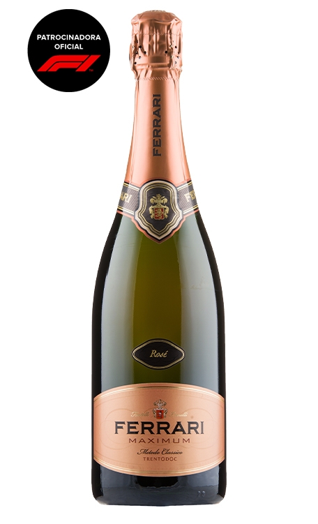 Espumante Ferrari Trento Rosé Brut Itália Maximum Chardonnay, Pinot Noir 750ml