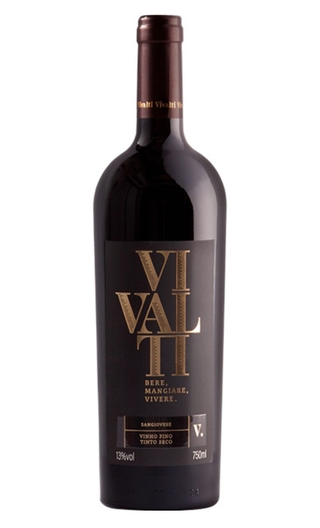 Vinho Vivalti Tinto Seco Brasil Sangiovese 750ml