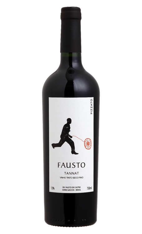 Vinho Pizzato Tinto Seco Brasil Fausto Tannat 750ml