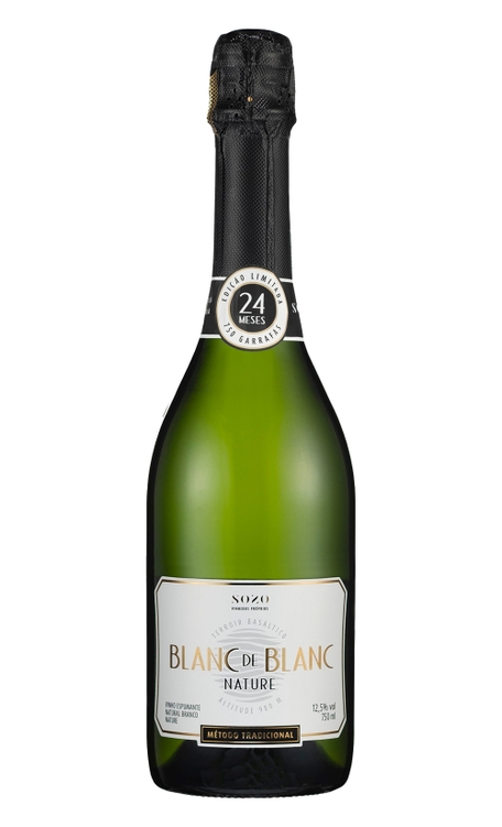 Espumante Sozo Branco Nature Brasil Blanc de Blancs Chardonnay 750ml