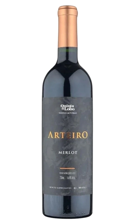 Vinho Quinta do Lobo Tinto Seco Brasil Arteiro Merlot 750ml