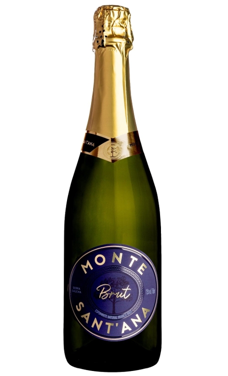 Espumante Monte Santana Branco Brut Brasil Chardonnay, Pinot Noir 750ml