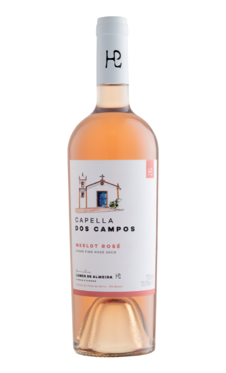 Vinho Família Lemos de Almeida Rosé Seco Brasil Capella dos Campos Merlot 750ml
