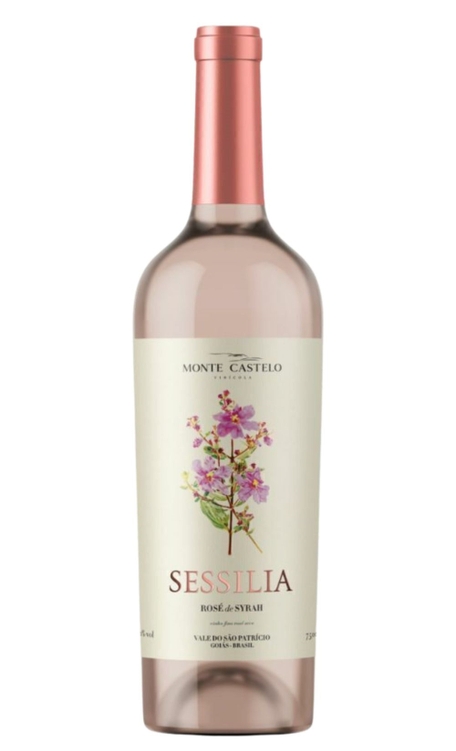 Vinho Monte Castelo Rosé Seco Brasil Sessilia Syrah 750ml