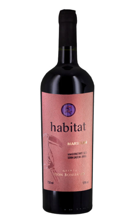 Vinho Quinta Don Bonifácio Tinto Seco Brasil Habitat Marselan 750ml