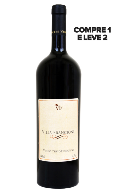 Vinho Villa Francioni Tinto Seco Brasil Blend 750ml
