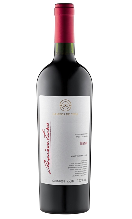 Vinho Campos de Cima Tinto Seco Brasil Assinatura Tannat 750ml