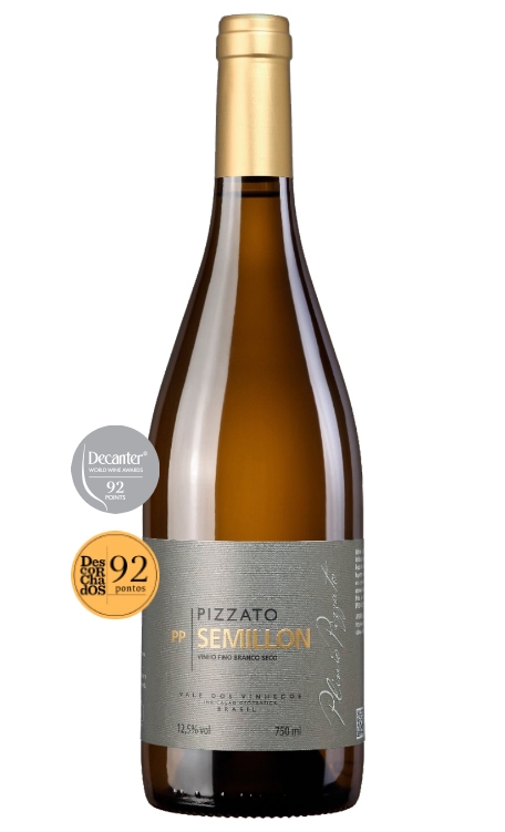 Vinho Pizzato Branco Seco Brasil Sémillon 750ml