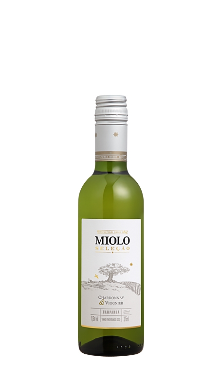 Vinho Miolo Branco Seco Brasil Seleção Chardonnay, Viognier 375ml