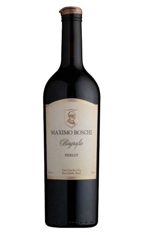 Vinho Maximo Boschi Tinto Seco Brasil Biografia Merlot 2014 750ml