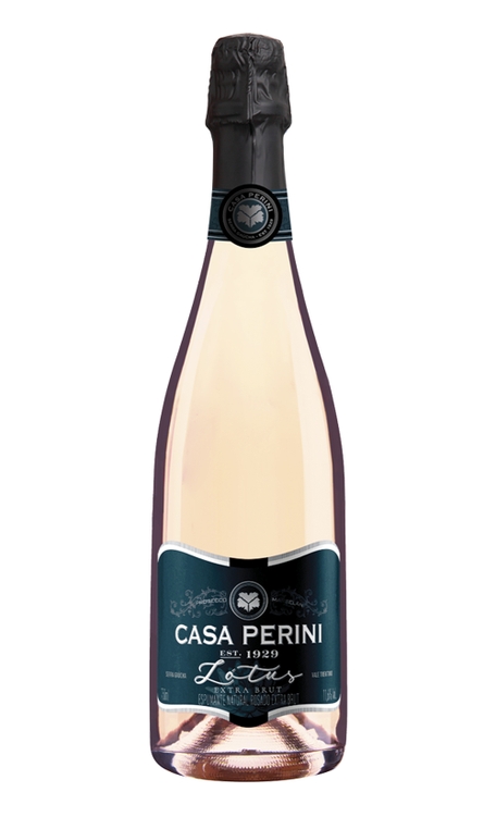Espumante Casa Perini Rosé Brut Brasil Lotus Glera, Marselan 750ml