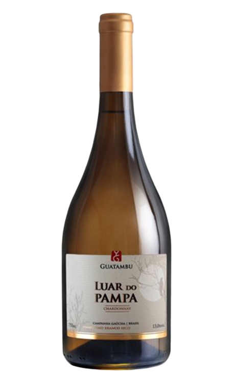 Vinho Vinícola Guatambu Branco Seco Brasil Luar do Pampa Chardonnay 750ml