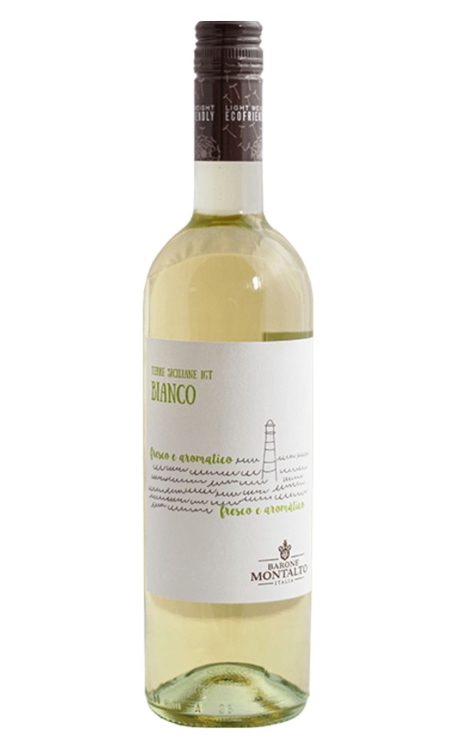 Vinho Barone Montalto Branco Seco Itália Catarratto 750ml