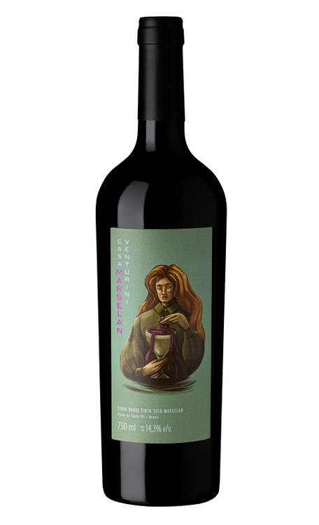 Vinho Casa Venturini Tinto Seco Brasil Marselan 750ml