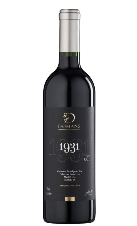 Vinho Cave de Angelina Tinto Seco Brasil Domans 1931 Blend 750ml