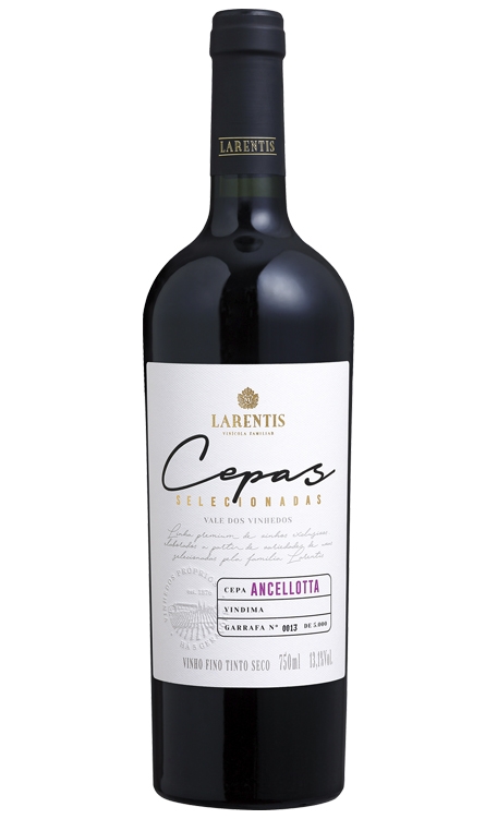 Vinho Larentis Tinto Seco Brasil Cepas Seleccionada Ancellotta 750ml