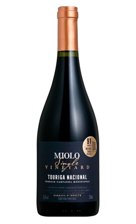 Vinho Miolo Tinto Seco Brasil Single Vineyard Touriga Nacional 750ml