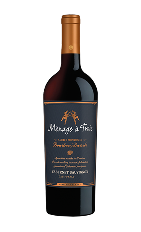 Vinho Ménage à Trois Tinto Seco Estados Unidos Bourbon Barrels Cabernet Sauvignon 750ml