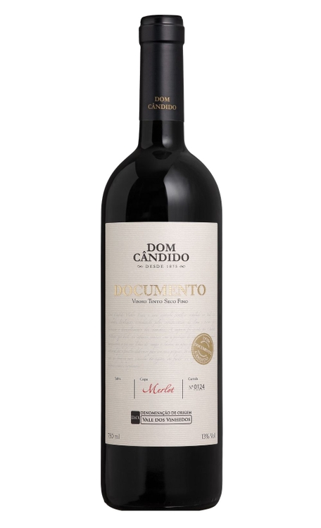 Vinho Dom Cândido Tinto Seco Brasil Documento Merlot 750ml