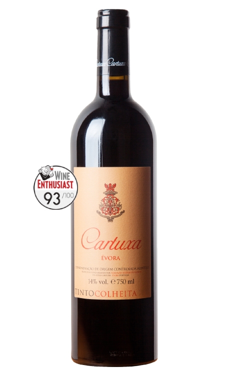 Vinho Cartuxa Tinto Seco Portugal Colheita Alentejo Évora D.o.c Alicante Bouschet, Aragonez, Trincadeira 750ml