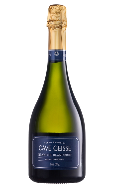 Espumante Vinícola Família Geisse Branco Brut Brasil Cave Geisse Blanc de Blancs Chardonnay 750ml