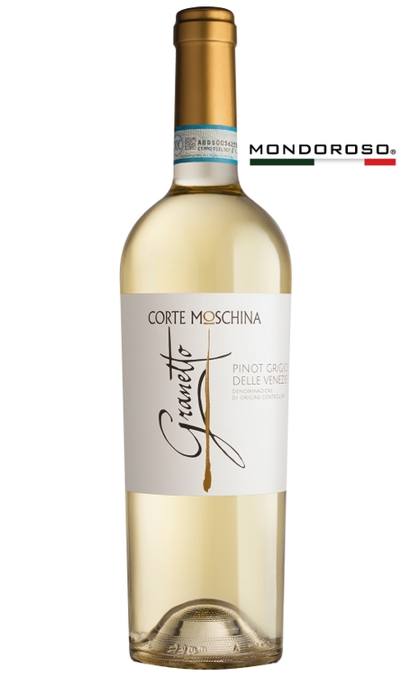 Vinho Corte Moschina Branco Seco Itália Granetto Pinot Grigio 750ml