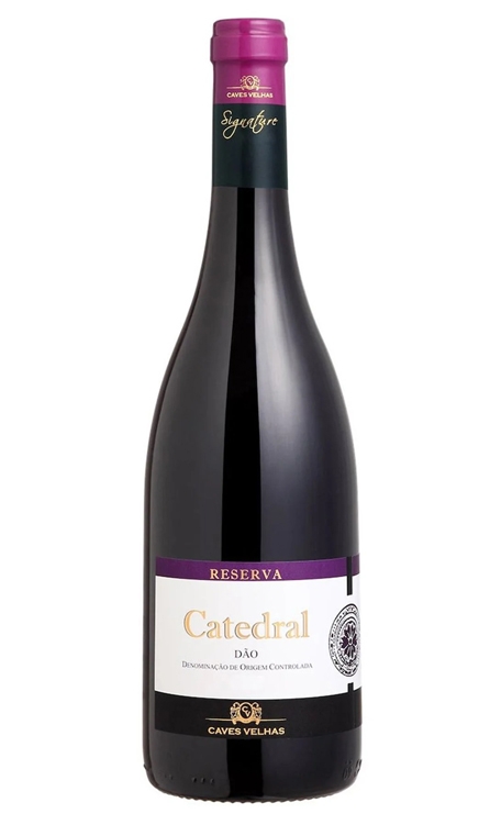 Vinho Caves Velhas Tinto Seco Portugal Catedral Dão D.o.c Reserva Alfrocheiro, Tinta Roriz, Touriga Nacional 750ml
