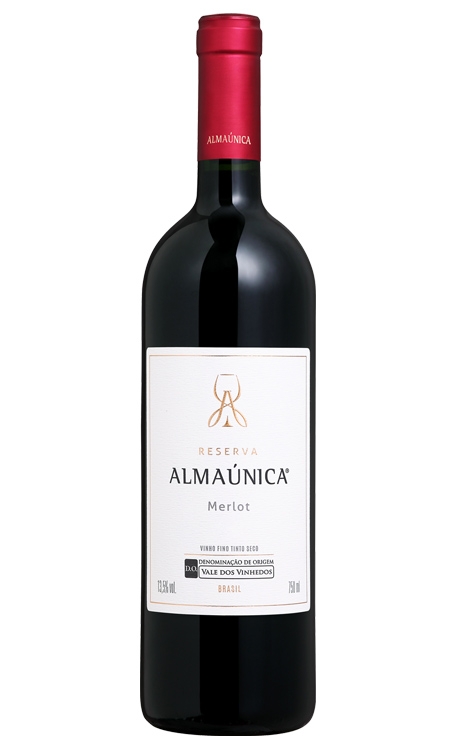Vinho Almaúnica Tinto Seco Brasil Reserva Merlot 750ml