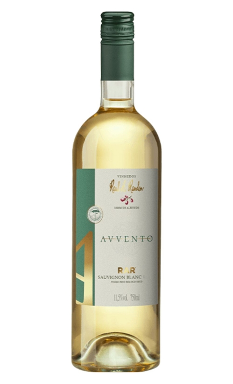 Vinho Rar Branco Seco Brasil Avvento Sauvignon Blanc 750ml