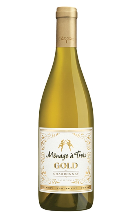 Vinho Ménage à Trois Branco Seco Estados Unidos Gold Chardonnay, Verdelho, Viognier 750ml