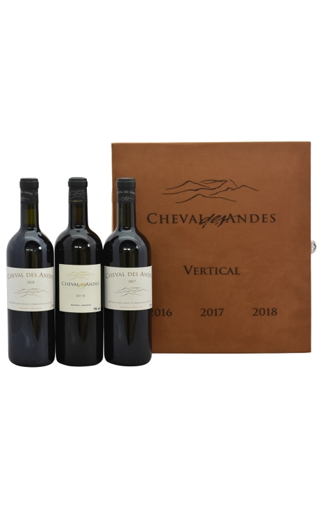 Vinho Château Cheval Blanc Tinto Seco Argentina Cheval Des Andes Blend 750ml - 3 Unidades