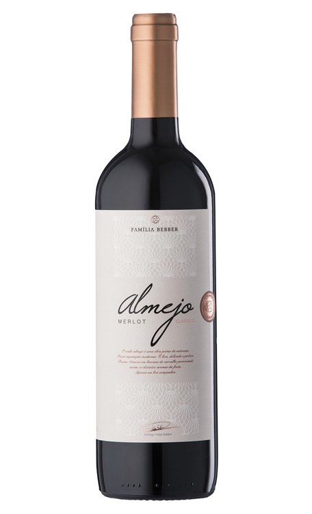 Vinho Família Bebber Tinto Seco Brasil Almejo Merlot 750ml