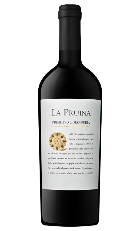 Vinho La Pruina Tinto Seco Itália Primitivo Di Manduria D.o.c Primitivo 750ml