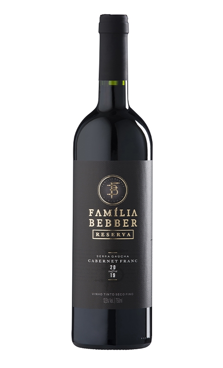 Vinho Família Bebber Tinto Seco Brasil Reserva Cabernet Franc 750ml