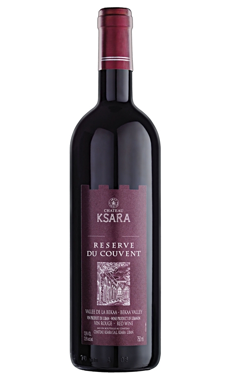 Vinho Château Ksara Tinto Seco Líbano Reserve Cabernet Franc, Cabernet Sauvignon, Syrah 750ml