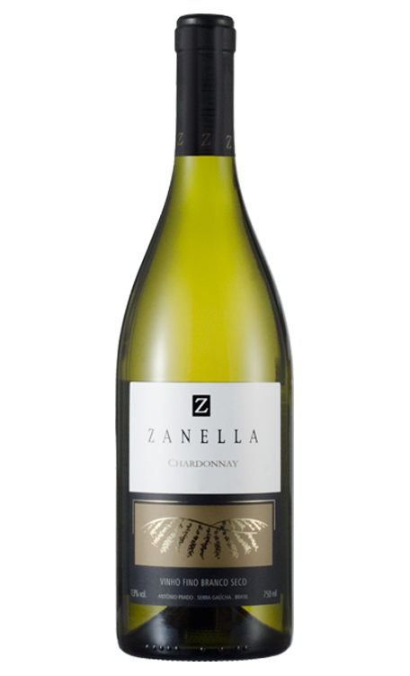 Vinho Vinícola Zanella Branco Seco Brasil Chardonnay 750ml