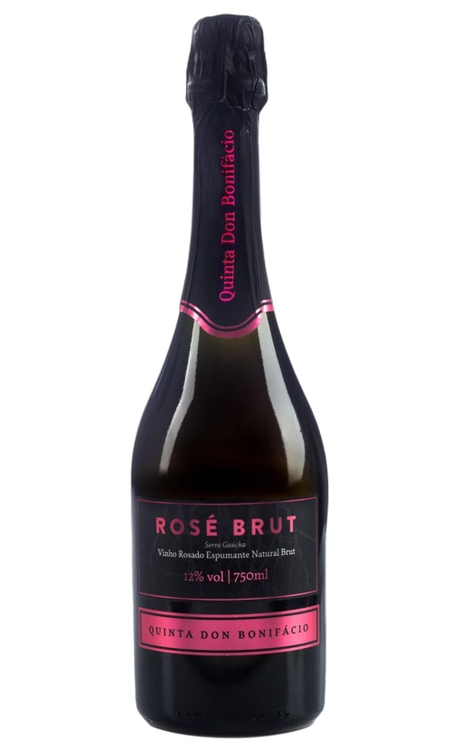 Espumante Quinta Don Bonifácio Rosé Brut Brasil Chardonnay, Pinot Noir, Sangiovese 750ml