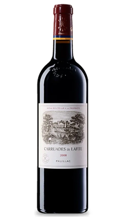 Vinho Deuxième Vin Tinto Seco França Carruades de Lafite Blend 2008 750ml