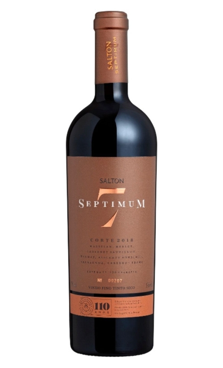 Vinho Vinícola Salton Tinto Seco Brasil Septimum Blend 750ml