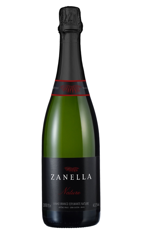 Espumante Zanella Branco Nature Brasil Chardonnay, Pinot Noir 750ml