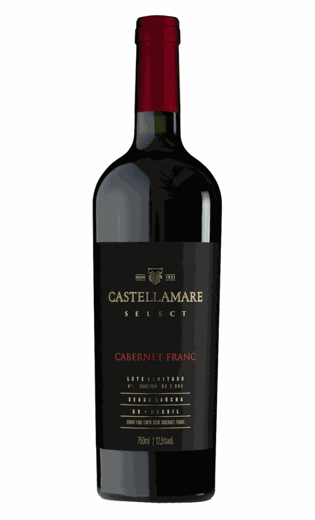 Vinho Castellamare Tinto Seco Brasil Select Cabernet Franc 750ml