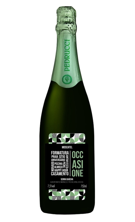 Espumante Casa Pedrucci Branco Moscatel Brasil Occasione Malvasia, Moscato 750ml