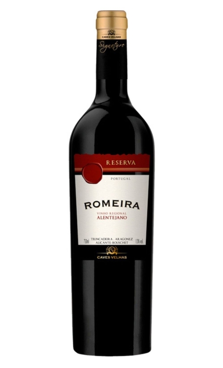 Vinho Caves Velhas Tinto Seco Portugal Romeira Alicante Bouschet, Aragonez, Trincadeira 750ml