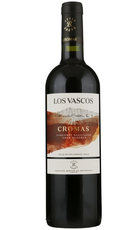Vinho Viña Los Vascos Tinto Seco Chile Cromas Gran Reserva Cabernet Sauvignon 750ml