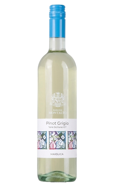 Vinho Barone Montalto Branco Seco Itália Igt Pinot Grigio 750ml