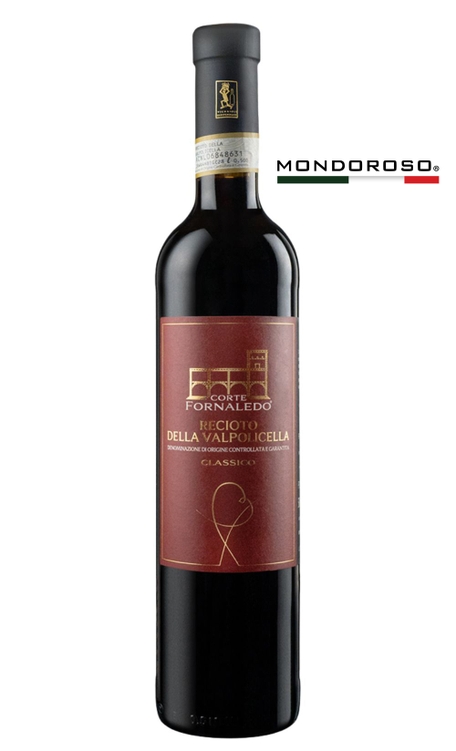 Vinho Corte Fornaledo Tinto Seco Itália Recioto Della Valpolicella D.o.c.g Blend 2016 500ml