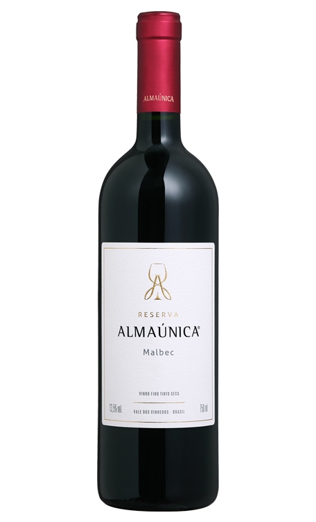 Vinho Almaúnica Tinto Seco Brasil Reserva Malbec 750ml