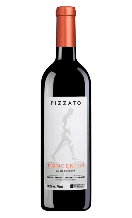 Vinho Pizzato Tinto Seco Brasil Concentus Gran Reserva Cabernet Sauvignon, Merlot, Tannat 2020 750ml